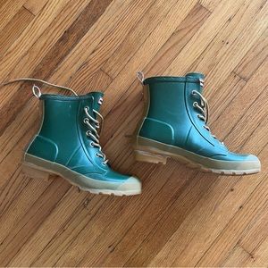 Hunter Rubber Laceup boots